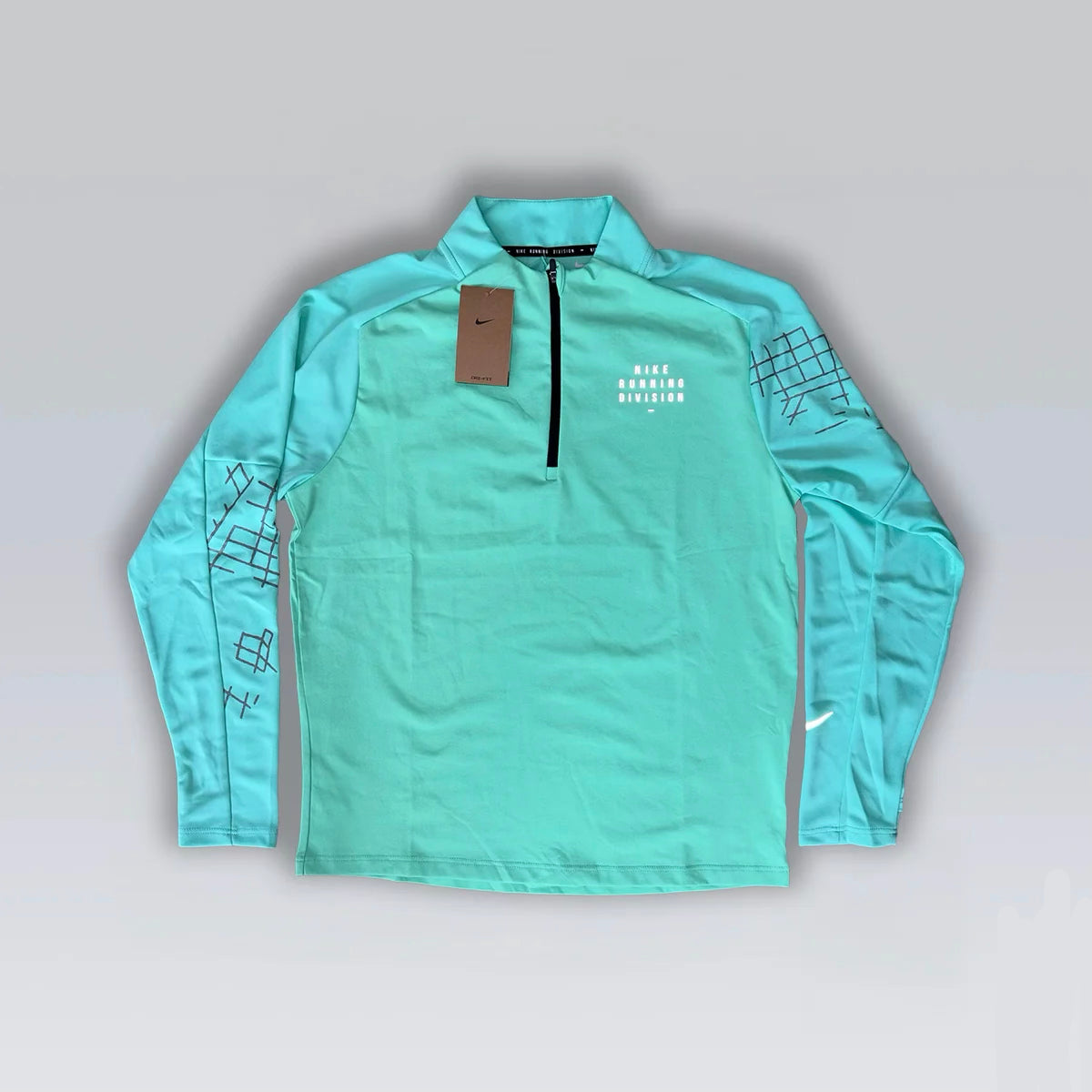 Haut running division vert